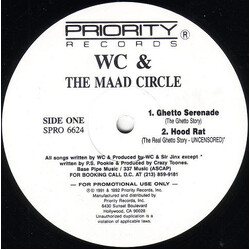 WC And The Maad Circle Ghetto Serenade / Hood Rat / Caught N A Fad VINYL 12" USED