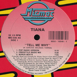 Tiana Tell Me Why USED VINYL 12INCH SINGLE 33 S RPM