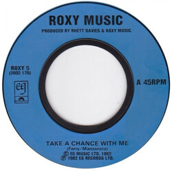 Roxy Music Take A Chance With Me USED VINYL 7INCH SINGLE 45 RPM