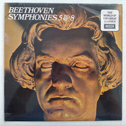 Ernest Ansermet / L'Orchestre De La Suisse Romande Beethoven Symphonies 5 & 8 Vinyl LP USED