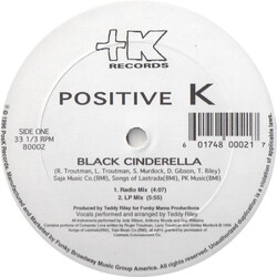 Positive K Black Cinderella VINYL 12" USED