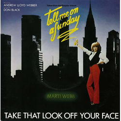 Marti Webb Take That Look Off Your Face Vinyl 7" USED