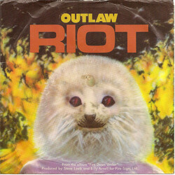 Riot (4) Outlaw USED VINYL 7INCH 45 RPM SINGLE PROMO STEREO MONO