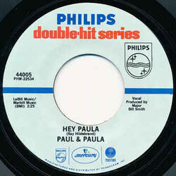 Paul & Paula Hey Paula / Something Old, Something New USED VINYL 7INCH 45 RPM STYRENE