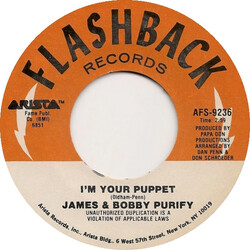 James & Bobby Purify I'm Your Puppet / Shake A Tail Feather USED VINYL 7INCH 45 RPM