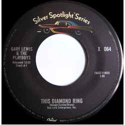 Gary Lewis & The Playboys This Diamond Ring / My Hearts Symphony USED VINYL 7INCH 45 RPM SINGLE REISSUE STEREO
