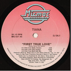 Tiana First True Love USED VINYL 12INCH 33 S RPM PROMO