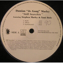 Damian Marley Still Searchin / More Justice / It Was Written USED VINYL 12INCH PROMO
