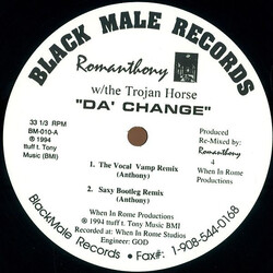 Romanthony / The Trojan Horse Da' Change / Hold On Vinyl USED