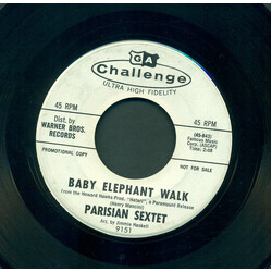 The Parisian Sextet Baby Elephant Walk / Theme From "My Geisha" USED VINYL 7INCH 45 RPM PROMO