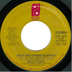 Billy Paul Only The Strong Survive USED VINYL 7INCH 45 RPM STEREO