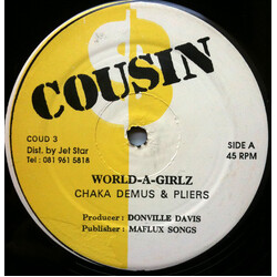 Chaka Demus & Pliers World-A-Girlz Vinyl 12" USED