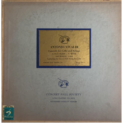 Antonio Vivaldi Concerti For Cello And String B flat major - E minor Vinyl LP USED