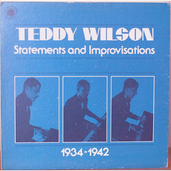 Teddy Wilson Statements And Improvisations, 1934-1942 Vinyl LP USED