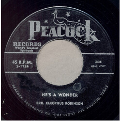 Reverend Cleophus Robinson He's A Wonder / I'm Holding On USED VINYL 7INCH 45 RPM