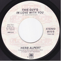 Herb Alpert / Herb Alpert & The Tijuana Brass This Guy's In Love With You / Cabaret USED VINYL 7INCH 45 RPM SINGLE REISSUE STEREO