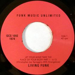 Living Funk Let Your Mind Take The Place Of Your Body USED VINYL 7INCH 45 RPM REISSUE