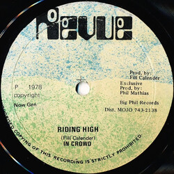 The In Crowd Riding High Vinyl 12" USED