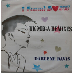 Darlene Davis I Found Love (UK Mega Remixes) USED VINYL 12INCH 45 RPM
