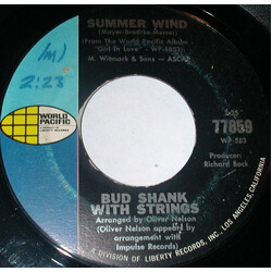 Bud Shank Summer Wind USED VINYL 7INCH 45 RPM