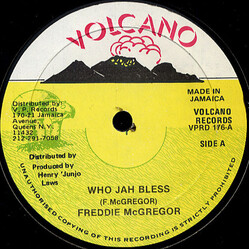 Freddie McGregor / Charlie Chaplin (2) Who Jah Bless / Bubbling Telephone Chalice USED VINYL 12INCH 45 RPM