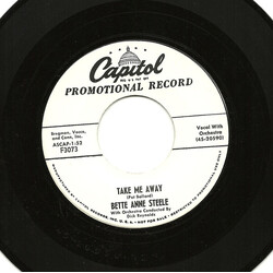 Bette Anne Steele Mama (He Treats Your Daughter Mean) / Take Me Away USED VINYL 7INCH 45 RPM PROMO