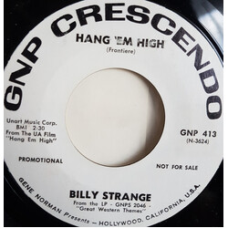 Billy Strange Hang 'Em High / Five Card Stud USED VINYL 7INCH 45 RPM PROMO
