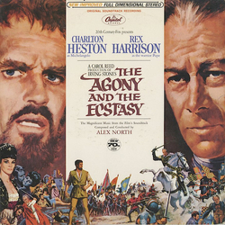 Alex North The Agony And The Ecstasy Vinyl LP USED