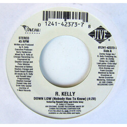 R. Kelly Down Low (Nobody Has To Know) USED VINYL 7INCH 45 RPM SINGLE
