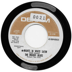 The Moody Blues Nights In White Satin / Cities USED VINYL 7INCH 45 RPM SINGLE PROMO MONO