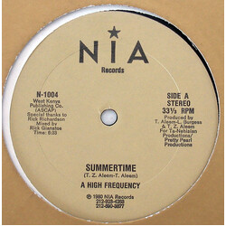 High Frequency Summertime USED VINYL 12INCH 33 S RPM