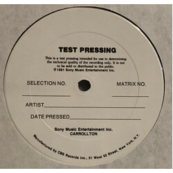 N-10-City Straight For Your Heart USED VINYL 12INCH 33 S RPM TEST PRESSING