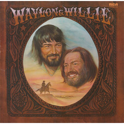 Waylon Jennings & Willie Nelson Waylon & Willie Vinyl LP USED