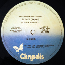 Blondie Extasis = Rapture Vinyl 12" USED