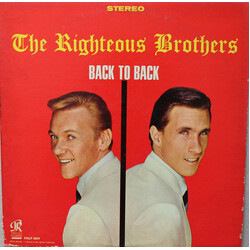 The Righteous Brothers Back To Back Vinyl LP USED