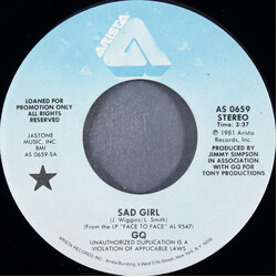 GQ Sad Girl USED VINYL 7INCH 45 RPM SINGLE STEREO MONO PROMO