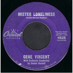 Gene Vincent Mister Loneliness USED VINYL 7INCH 45 RPM SINGLE