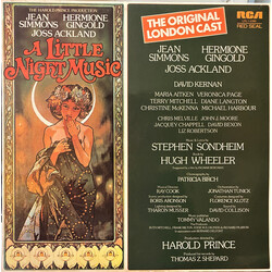 Stephen Sondheim / Jean Simmons (2) / Hermione Gingold / Joss Ackland A Little Night Music (Original London Cast) Vinyl LP USED