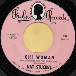 Nat Stuckey Oh! Woman / On The Other Hand USED VINYL 7INCH 45 RPM STYRENE