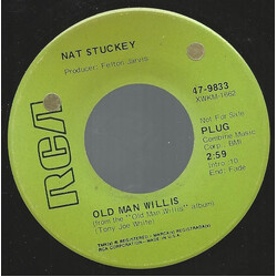 Nat Stuckey Old Man Willis USED VINYL 7INCH 45 RPM PROMO