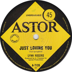 Lynn Rogers Just Loving You USED VINYL 7INCH SINGLE 45 RPM