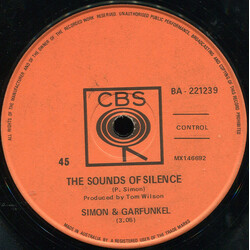 Simon & Garfunkel The Sounds Of Silence USED VINYL 7INCH 45 RPM SINGLE REISSUE