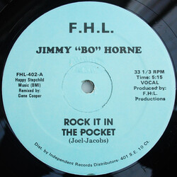 Jimmy "Bo" Horne Rock It In The Pocket USED VINYL 12INCH 33 S RPM