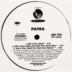 Patra Dip & Fall Back / Banana USED VINYL 12INCH 33 S RPM PROMO