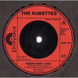 The Rubettes Sugar Baby Love USED VINYL 7INCH 45 RPM SINGLE