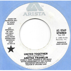 Aretha Franklin United Together USED VINYL 7INCH 45 RPM SINGLE PROMO