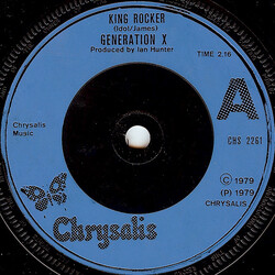 Generation X (4) King Rocker USED VINYL 7INCH 45 RPM SINGLE
