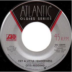 Otis Redding Try A Little Tenderness / Satisfaction USED VINYL 7INCH 45 RPM SINGLE REISSUE