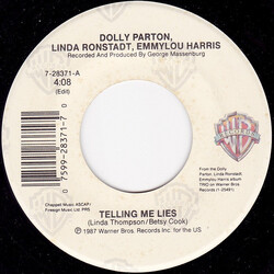 Dolly Parton / Linda Ronstadt / Emmylou Harris Telling Me Lies USED VINYL 7INCH 45 RPM SINGLE