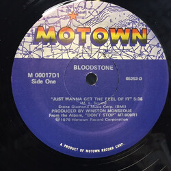 Bloodstone Just Wanna Get The Feel Of It USED VINYL 12INCH 33 S RPM SINGLE